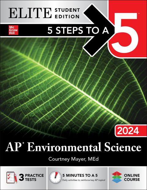 Cover image for book 5 Steps to a 5: AP Environmental Science 2024 Elite Student Edition