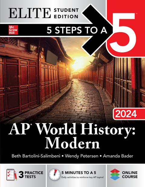 Cover image for book 5 Steps to a 5: AP World History: Modern 2024 Elite Student Edition