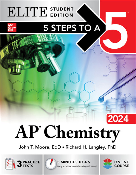 Cover image for book 5 Steps to a 5: AP Chemistry 2024 Elite Student Edition