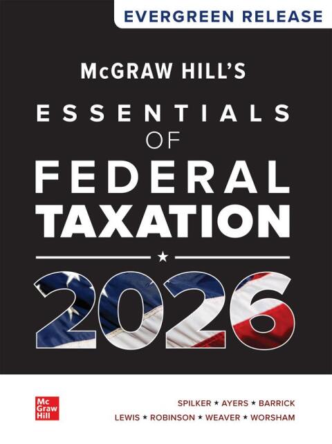 Cover image for book McGraw-Hill's Essentials of Federal Taxation 2025 Edition Evergreen Release