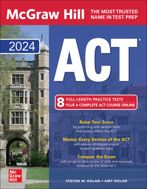 Cover image for book McGraw Hill ACT 2024