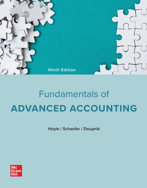Cover image for book Fundamentals of Advanced Accounting