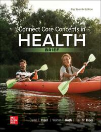 Connect Core Concepts in Health, BRIEF, BOUND Edition 18th edition, 9781264427925, 9781265501501