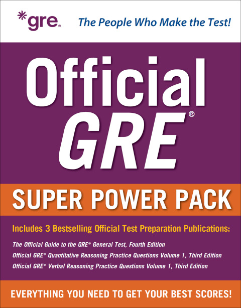 Cover image for book Official GRE Super Power Pack, Third Edition