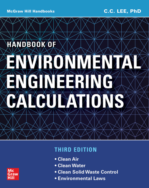 Cover image for book Handbook of Environmental Engineering Calculations, Third Edition