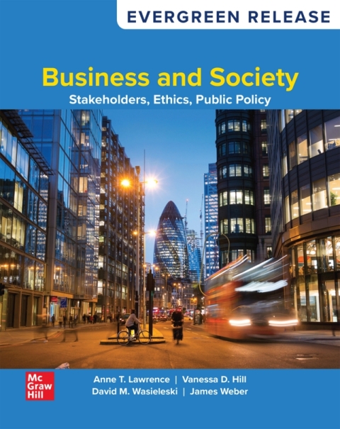 Cover image for book Business and Society: Stakeholders, Ethics, Public Policy: 2026 Release