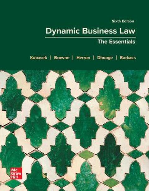 Dynamic Business Law:Essentials