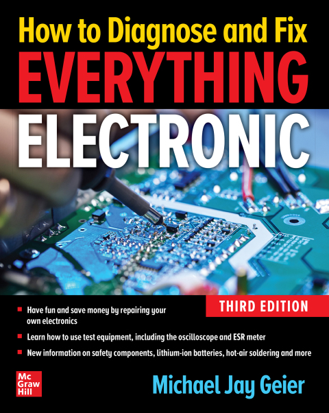 Cover image for book How to Diagnose and Fix Everything Electronic, Third Edition