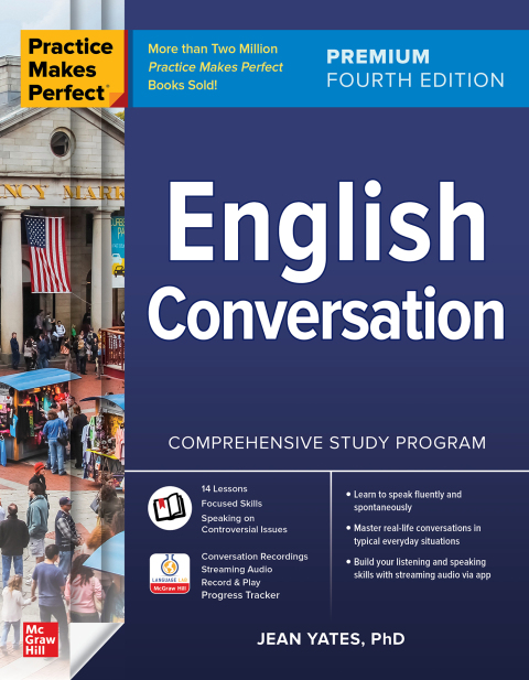Cover image for book Practice Makes Perfect: English Conversation, Premium