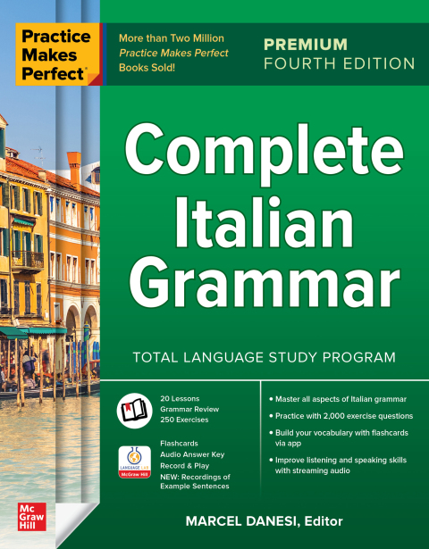 Cover image for book Practice Makes Perfect: Complete Italian Grammar, Premium Edition