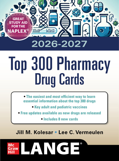 Cover image for book McGraw Hill's 2026-2027 Top 300 Pharmacy Drug Cards