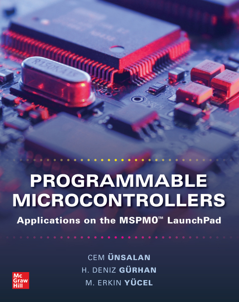 Cover image for book Programmable Microcontrollers: Applications on the MSPM0 LaunchPad