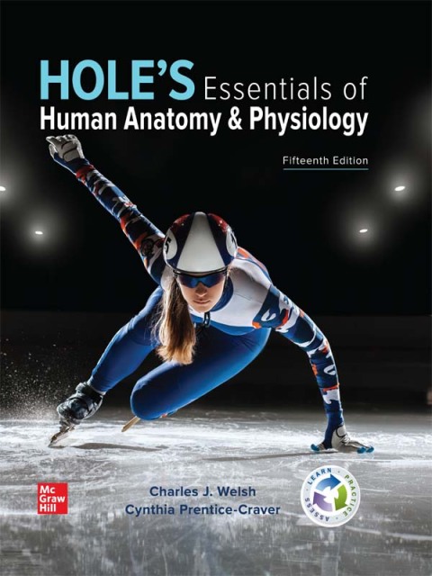 Reflowable Hole's Essentials of Human Anatomy & Physiology; $75.00
