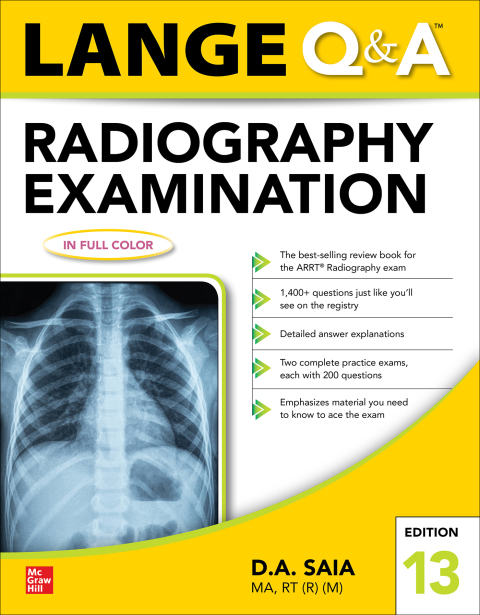 Cover image for book Lange Q & A Radiography Examination, Thirteenth Edition