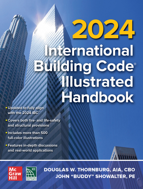 Cover image for book 2024 International Building Code Illustrated Handbook