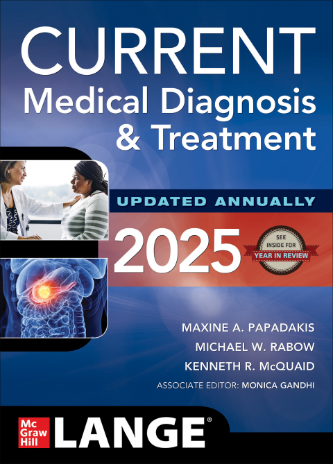 Cover image for book CURRENT Medical Diagnosis and Treatment 2025