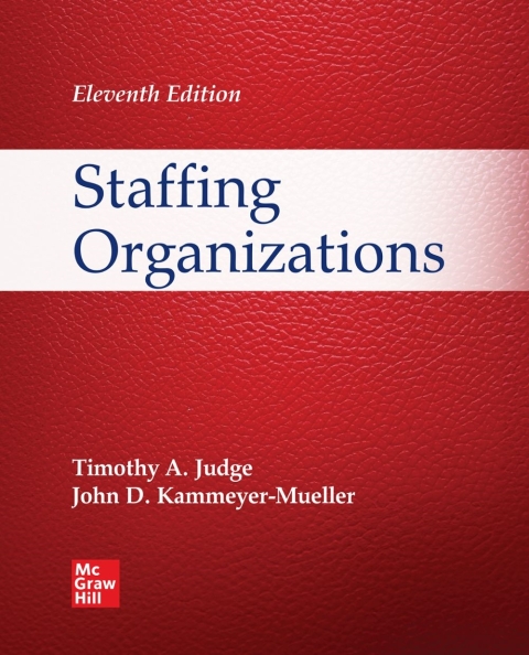 Cover image for book Staffing Organizations