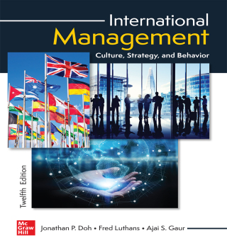 ISE International Management: Culture, Strategy, and Behavior