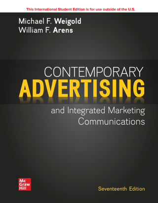 ISE Ebook Online Access For Contemporary Advertising