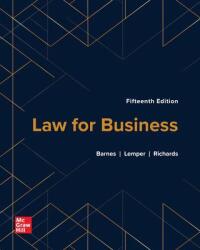 Law for Business 15th edition | 9781265676100, 9781266845321 | VitalSource