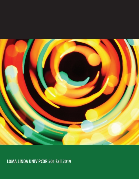 Cover image for book LOMA LINDA UNIV PCOR 501 Fall 2019