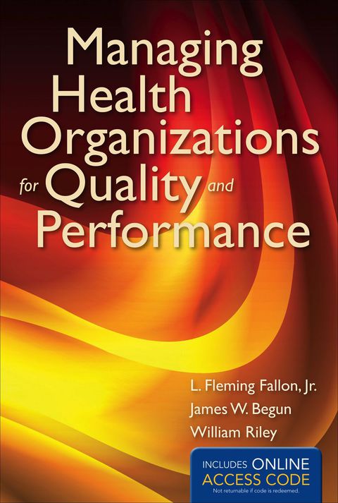 Cover image for book Managing Health Organizations for Quality and Performance