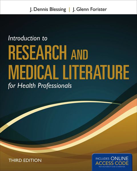Cover image for book Introduction to Research and Medical Literature for Health Professionals (book)