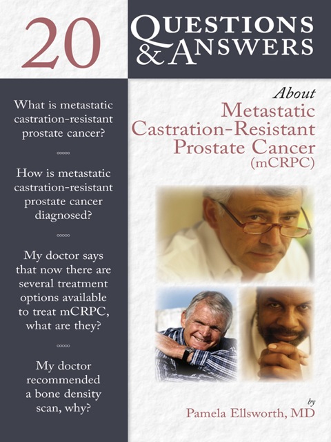 Cover image for book 20 Questions and Answers about Metastatic Castration-Resistant Prostate Cancer (mCRCP)