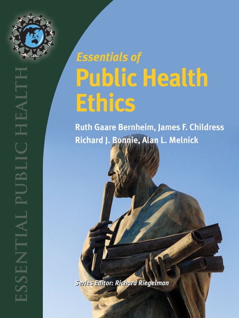 Cover image for book Essentials of Public Health Ethics