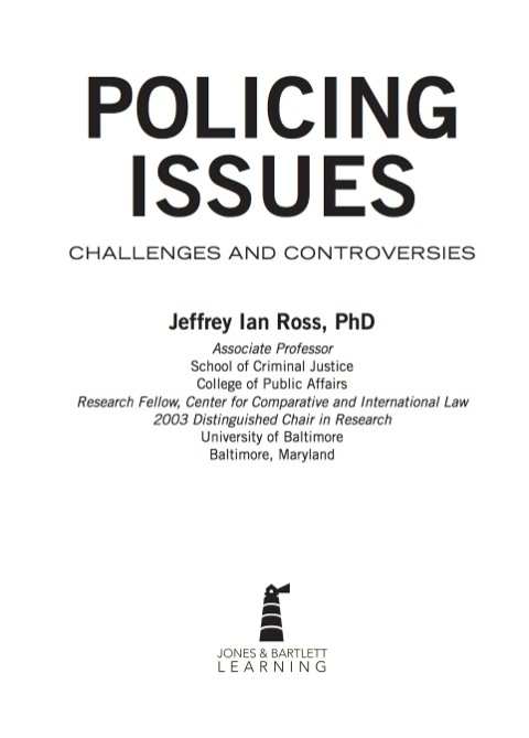 Cover image for book Policing Issues: Challenges & Controversies