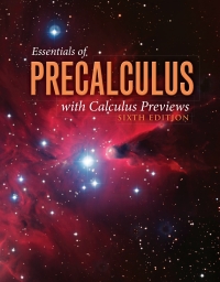 Titelbild: Essentials of Precalculus with Calculus Previews 6th edition 9781284056327
