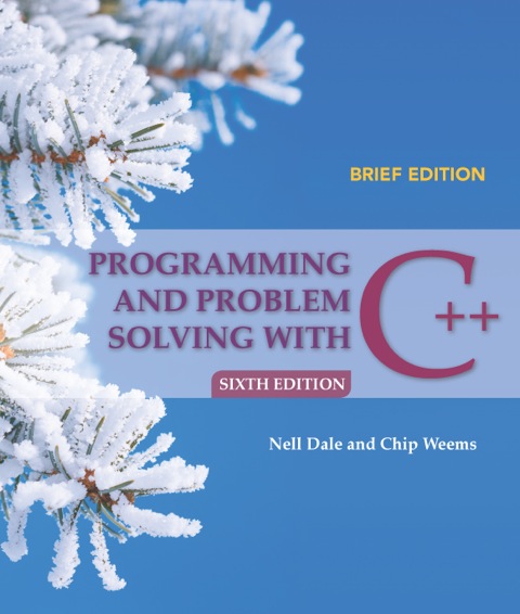 Cover image for book Programming and Problem Solving with C++: Brief Edition