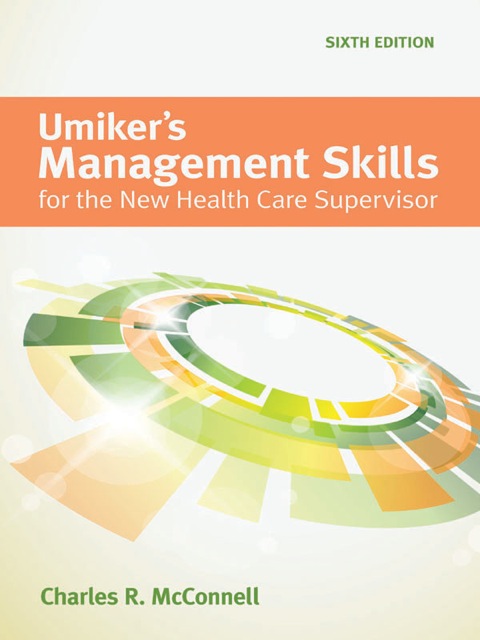 Cover image for book Out of Print: Umiker's Management Skills for the New Health Care Supervisor