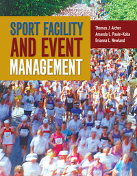 Titelbild: Sport Facility and Event Management 1st edition 9781284034790