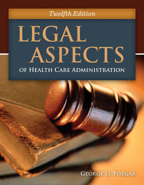 Cover image for book Legal Aspects of Health Care Administration