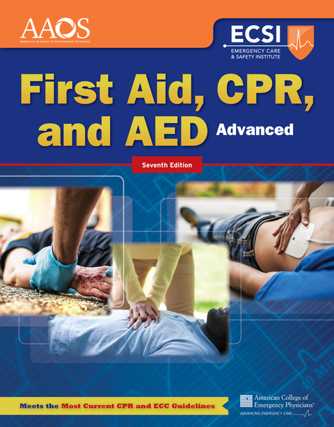 Cover image for book Advanced First Aid, CPR, and AED