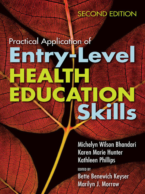 Cover image for book Practical Application of Entry-Level Health Education Skills - BOOK ALONE