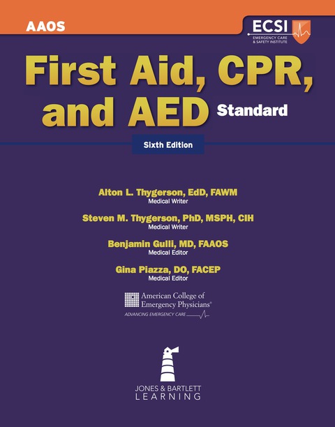 Cover image for book Standard First Aid, CPR, and AED