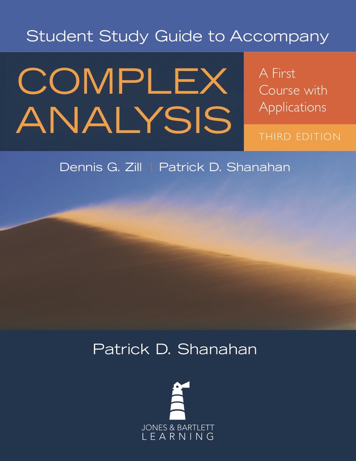 Student Study Guide to accompany Complex Analysis: A First Course with Applications (Express PDF), Third Edition (3rd Edition) - E-Book - Original PDF - img