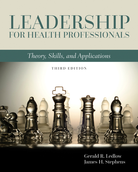 Cover image for book Leadership for Health Professionals: Theory, Skills, and Applications