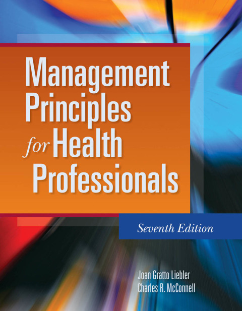 Cover image for book Management Principles for Health Professionals