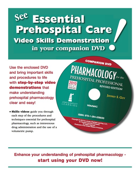 Cover image for book Pharmacology for the Prehospital Professional