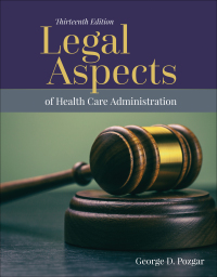 Imagen de portada: Legal Aspects of Health Care Administration 13th edition 9781284127171