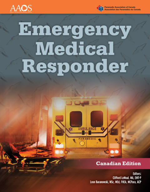Cover image for book Emergency Medical Responder (Canadian Edition) includes Navigate Advantage Access