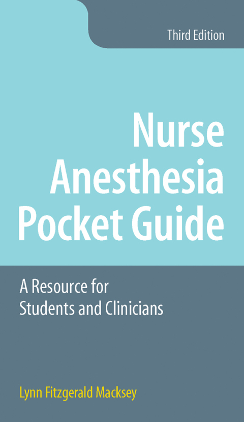 Cover image for book Nurse Anesthesia Pocket Guide