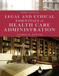 Imagen de portada: Legal and Ethical Essentials of Health Care Administration 3rd edition 9781284172560