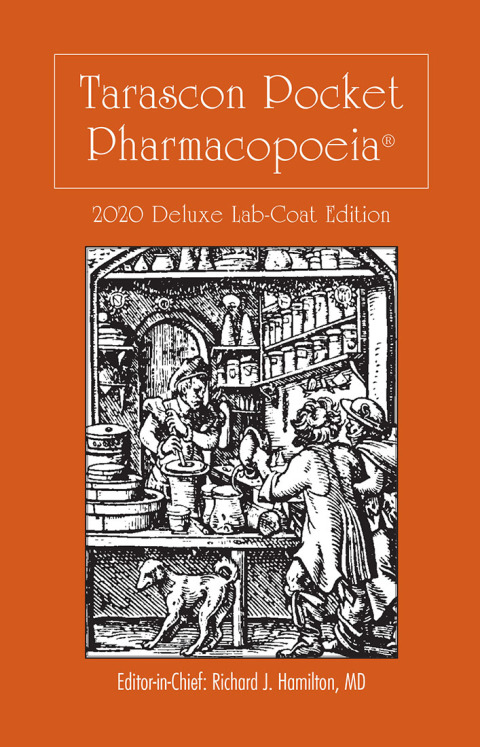 Cover image for book Tarascon Pocket Pharmacopoeia 2020 Deluxe Lab-Coat Edition