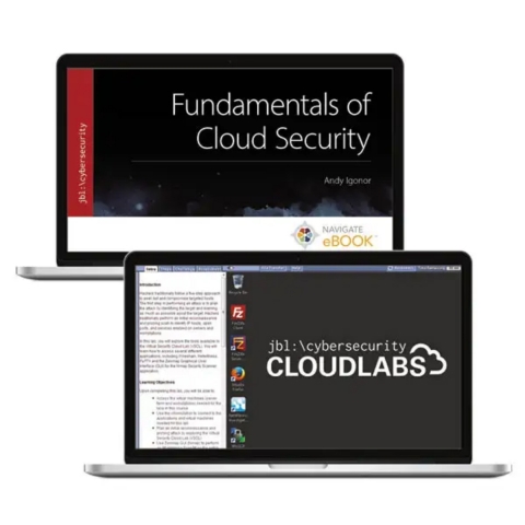 Cover image for book Navigate eBook for Fundamentals of Cloud Security + Cloud Labs, First Edition