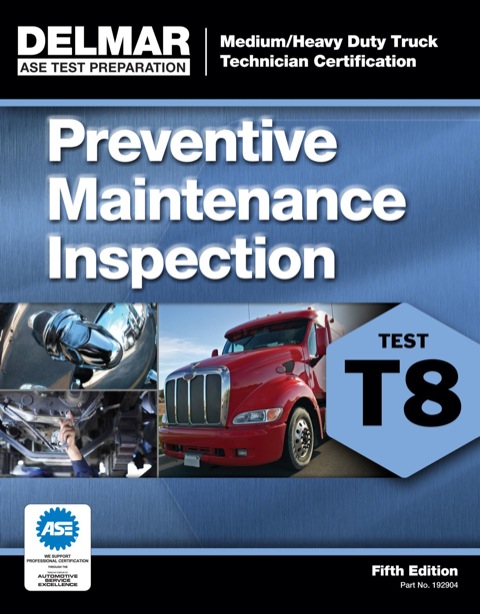 Cover image for book ASE Test Prep- T8 Preventive Maintenance