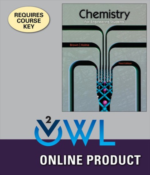 Cover image for book OWLv2 for Brown/Holme's Chemistry for Engineering Students, 3rd Edition, [Instant Access], 1 term (6 months)